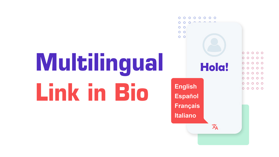 Multilingual link in bio